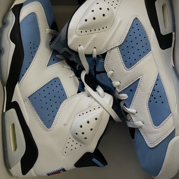 Nike Other - Jordan Retro 6 UNC White University Blue - Size Men’s 12